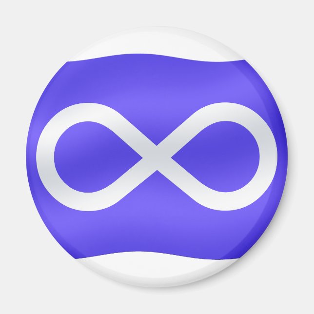 First Nations Fridge Magnet Metis Flag Magnets (Front)