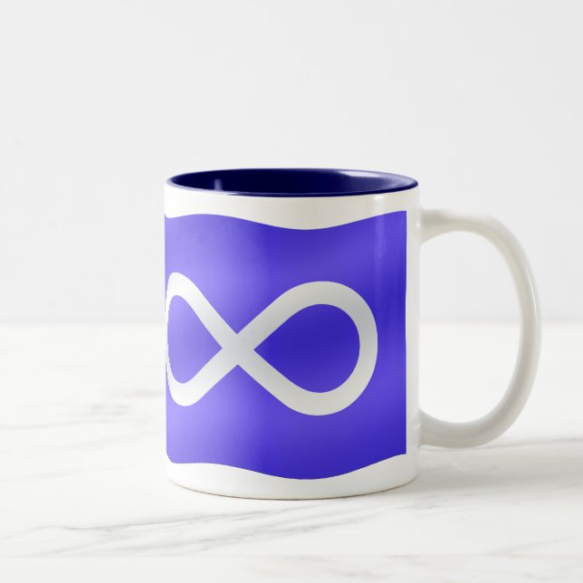 First Nations Gifts Metis Flag Coffee Cup Mug (Right)