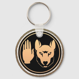 First Nations Keychain Native Wolf Art Metis Gifts