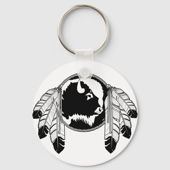 First Nations Keychain Wildlife Art Gifts Keepsake (Front)