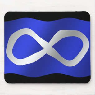 First Nations Metis Flag Art Mouspad Mouse Pad