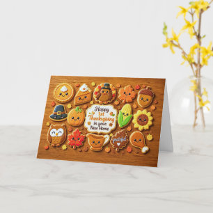 First of 1st Thanksgiving in Your New Home Card