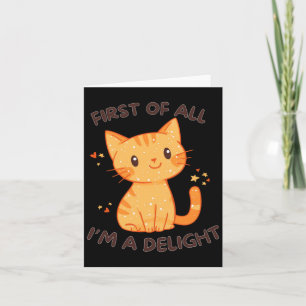 First Of All Card