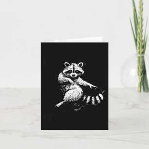 First Of All I'm A Delight Funny Raccoon Lover Card