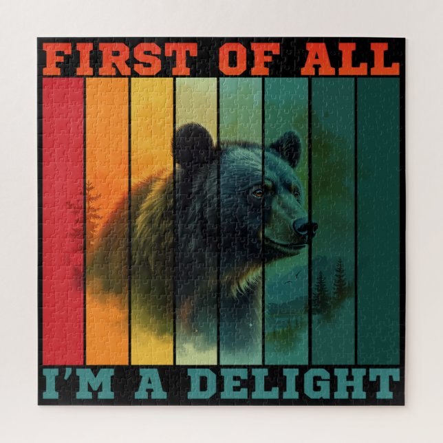 FIRST OF ALL I'M A DELIGHT  JIGSAW PUZZLE (Vertical)