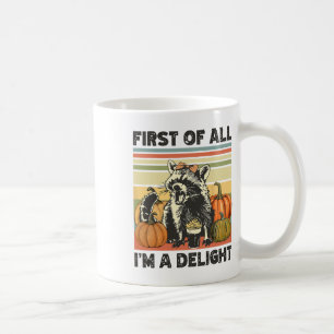 First Of All I'm A Delight Vintage 90s Fall Hallow Coffee Mug