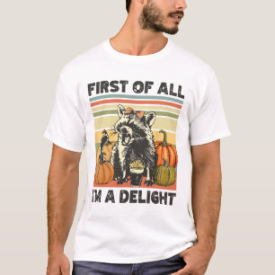 First Of All I'm A Delight Vintage 90s Fall Hallow T-Shirt
