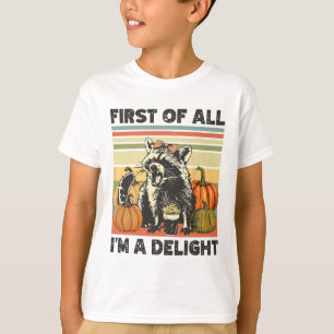 First Of All I'm A Delight Vintage 90s Fall Hallow T-Shirt
