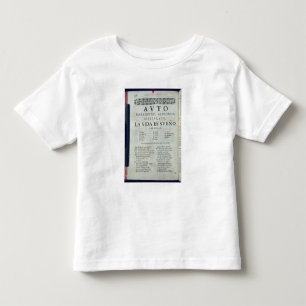 First page of 'La Vida es Sueno' Toddler T-shirt
