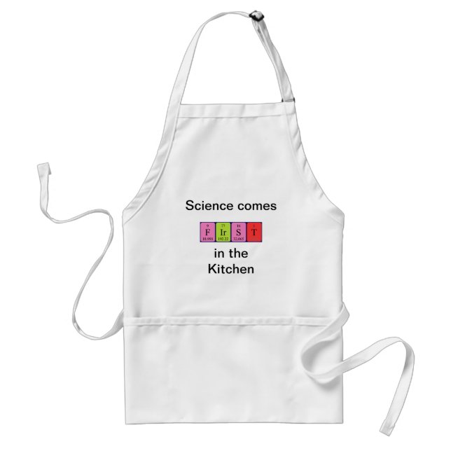 First periodic table name apron (Front)