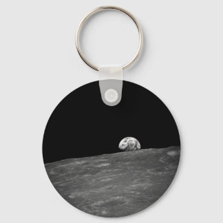 First Photograph of a Earthrise Taken by Apollo 8 Keychain