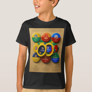 First Place Olympic Gold Medal Badge T-Shirt