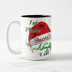 First Place Santa's Naughty List Christmas Mug