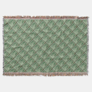 First postage stamp - Tuscany (1851) Throw Blanket