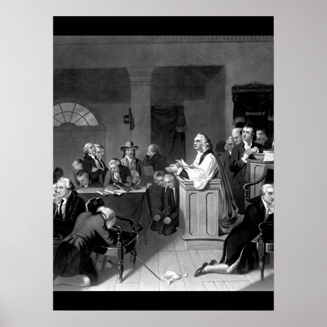 First Prayer in Congress, September _War Image Poster (Front)