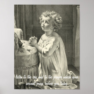 First Prayer Poster