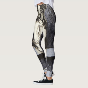 First Prize for Good Behavior by Louis Wain Leggings