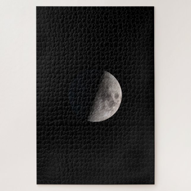 First quarter moon phase jigsaw puzzle 1000+ piece (Vertical)