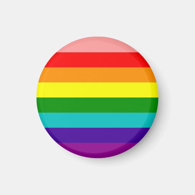 First Rainbow Gay Pride Flag Magnet (Front)
