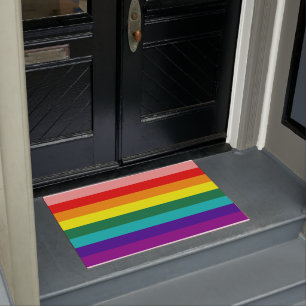 First Rainbow Pride Flag Doormat