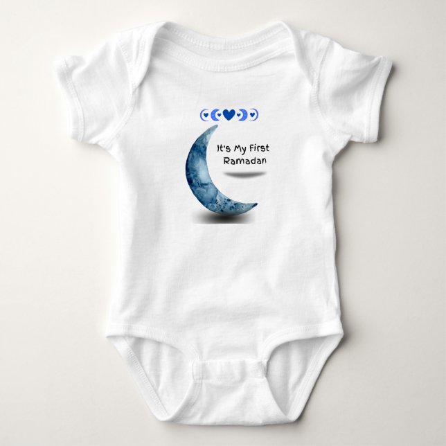 First Ramadan | Custom Baby Bodysuit Personal (Front)