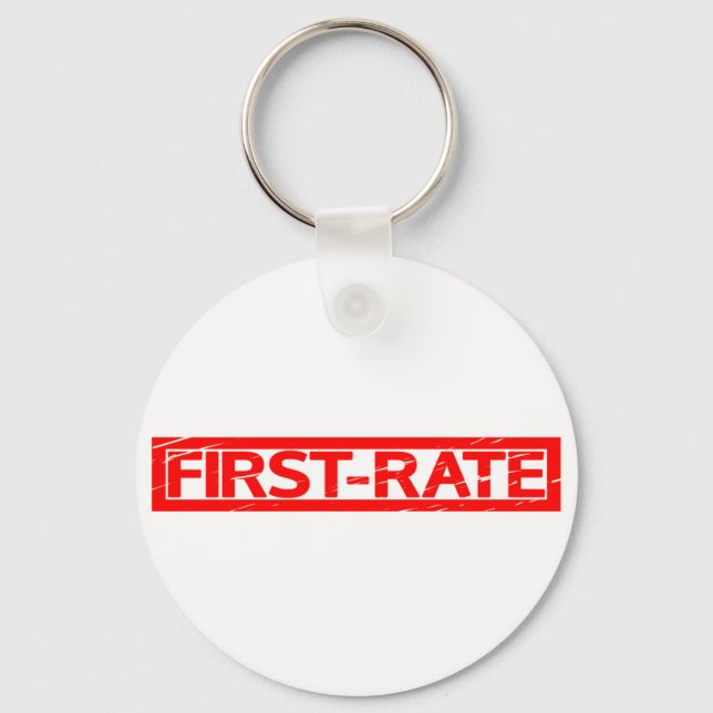 First-rate Stamp Keychain (Front)