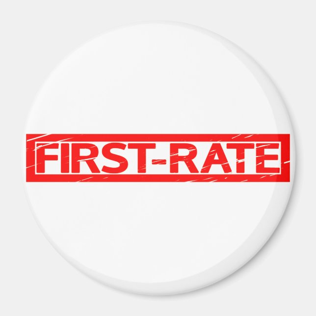 First-rate Stamp Magnet (Front)