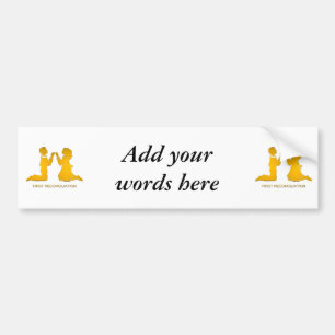 First Reconciliation Bumper Sticker