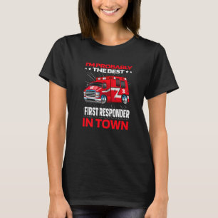 First Responder Ambulance Ems Police Emt Paramedi T-Shirt