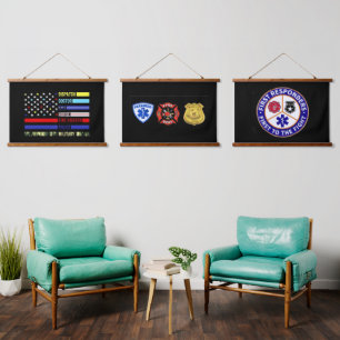 First Responder Hanging Tapestry