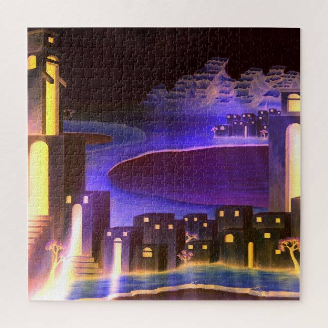 "First Revelation" - cryptic mysterious art Jigsaw Puzzle (Vertical)