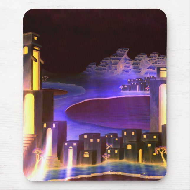 "First Revelation" - cryptic mysterious art Mouse Pad (Front)