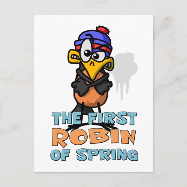 First Robin Postcard (Front)