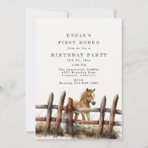 First Rodeo Birthday