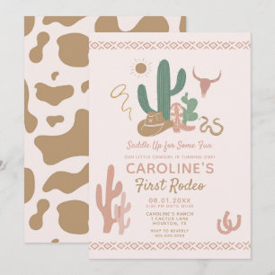 First Rodeo Birthday Invitation