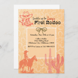 First Rodeo Birthday Invitation