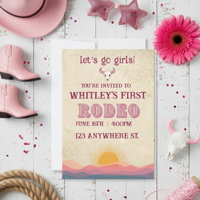 first rodeo birthday invitation (Creator Uploaded)