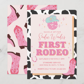 FIRST RODEO BIRTHDAY INVITATION