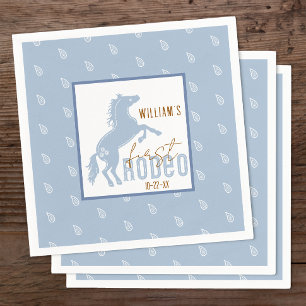 First Rodeo Birthday Napkins – Western Cowboy Them