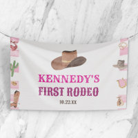 First Rodeo Cowgirl 1st First Birthday Party