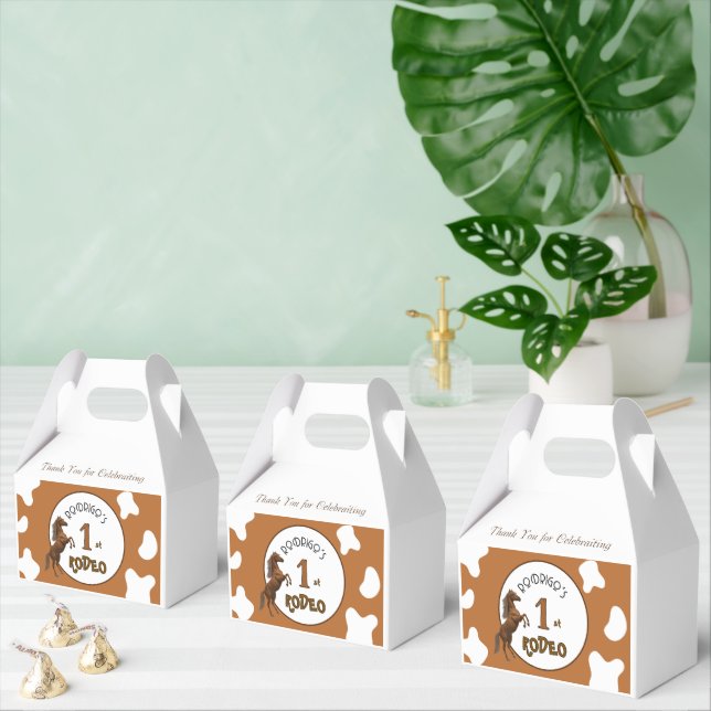 First Rodeo Favor Box (Multiple)