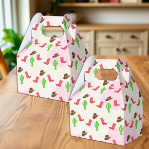 First Rodeo Girl 1st Birthday Favor Box