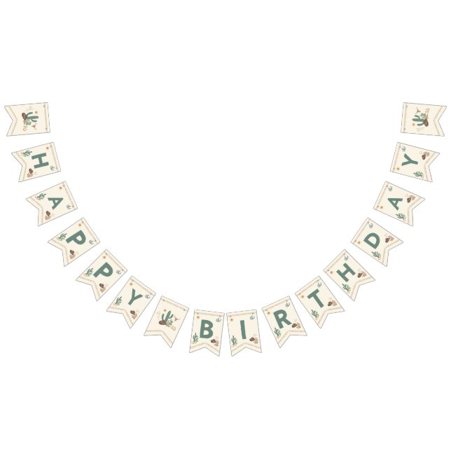 First Rodeo Happy Birthday Banner (All)
