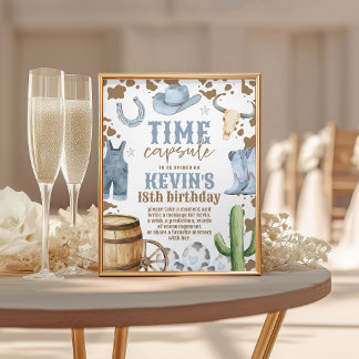 First Rodeo Time Capsule 8x10 Sign