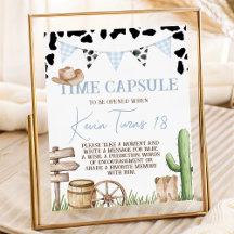 First Rodeo Time Capsule Sign