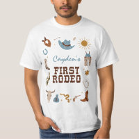 First Rodeo western cowboy first birthday