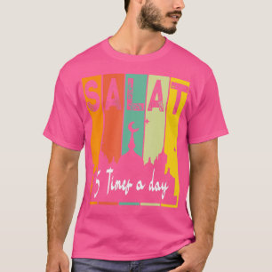 First Salat 5 Times Day Muslim Prayer Design Ramad T-Shirt