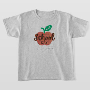 First school day back to school apple personalized T-Shirt