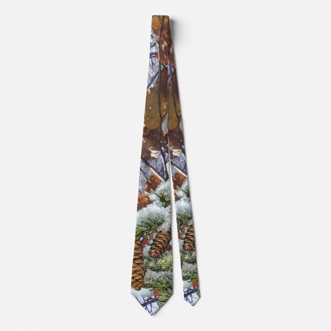 First Snow Camo Tie (Front)