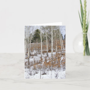 First Snow Holiday Card